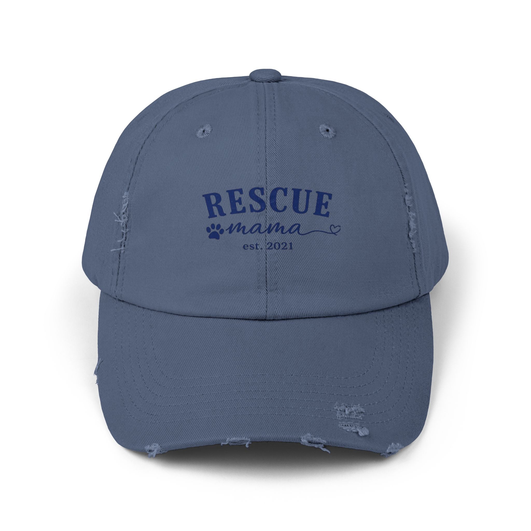 Rescue Mama Distressed Hat