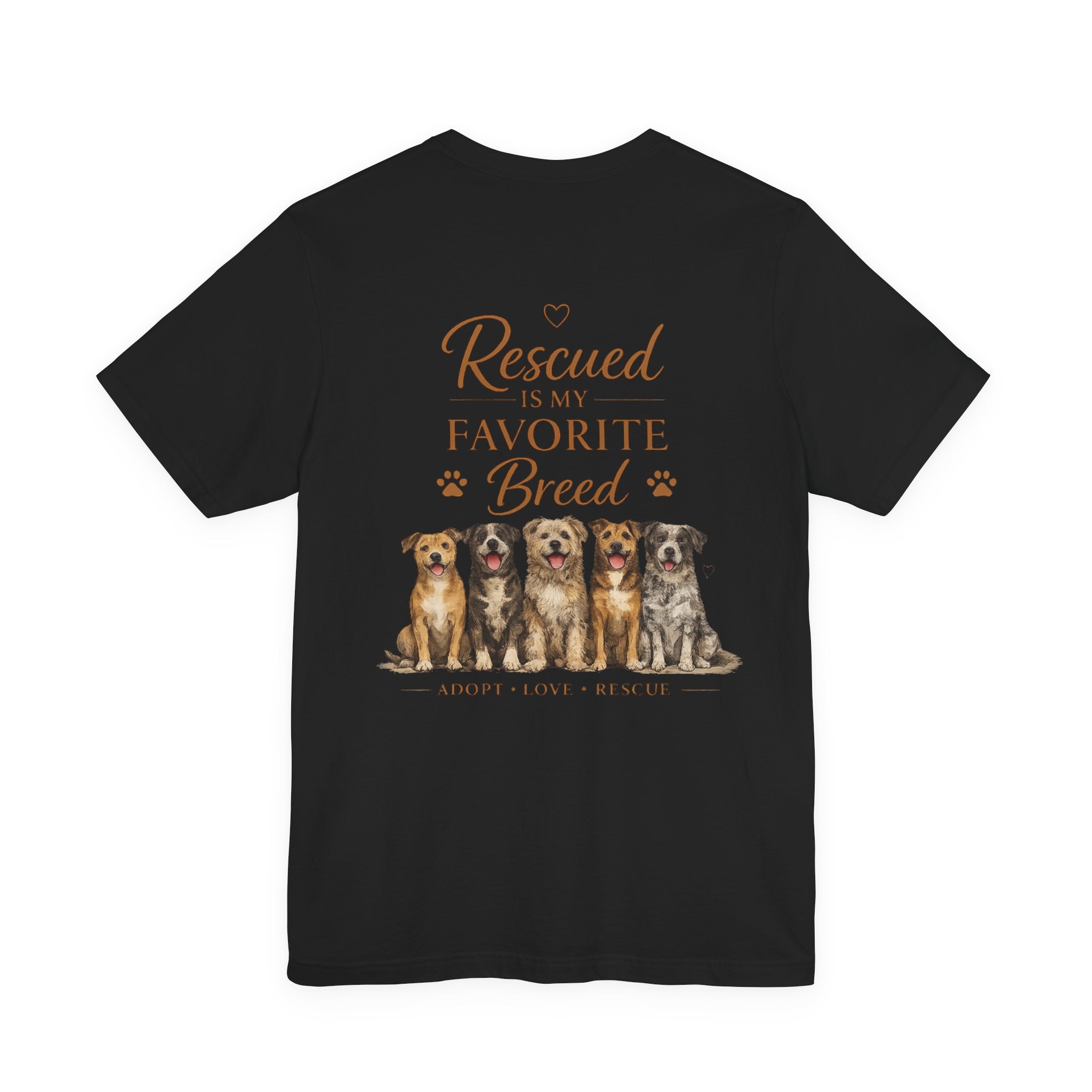 Rescue Is My Favorite Breed T-Shirt | Rescue Dog Tee