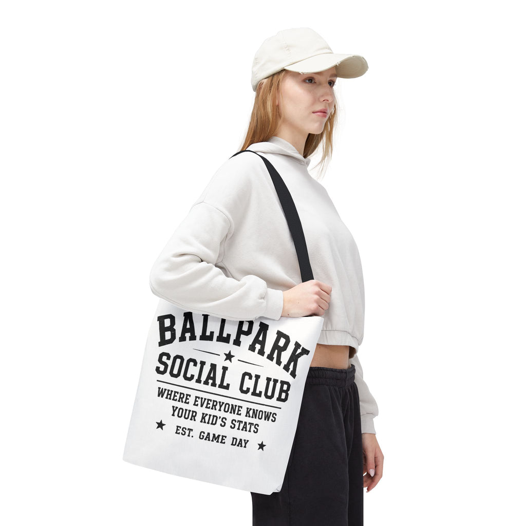 Sports Mom Tote Bag | Allover Print Mom Tote, Athletic Team Carrier