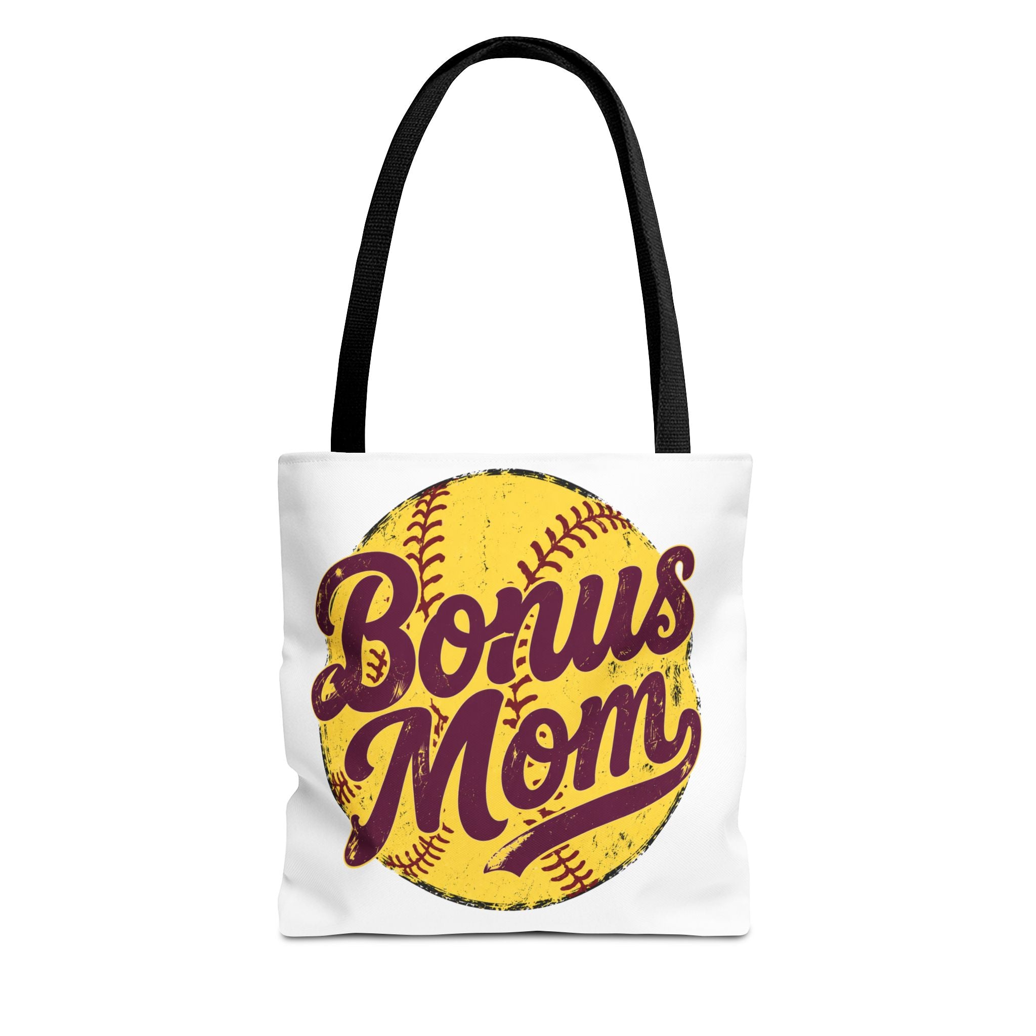 Bonus Mom Softball Tote Bag | All-Over Print Tote
