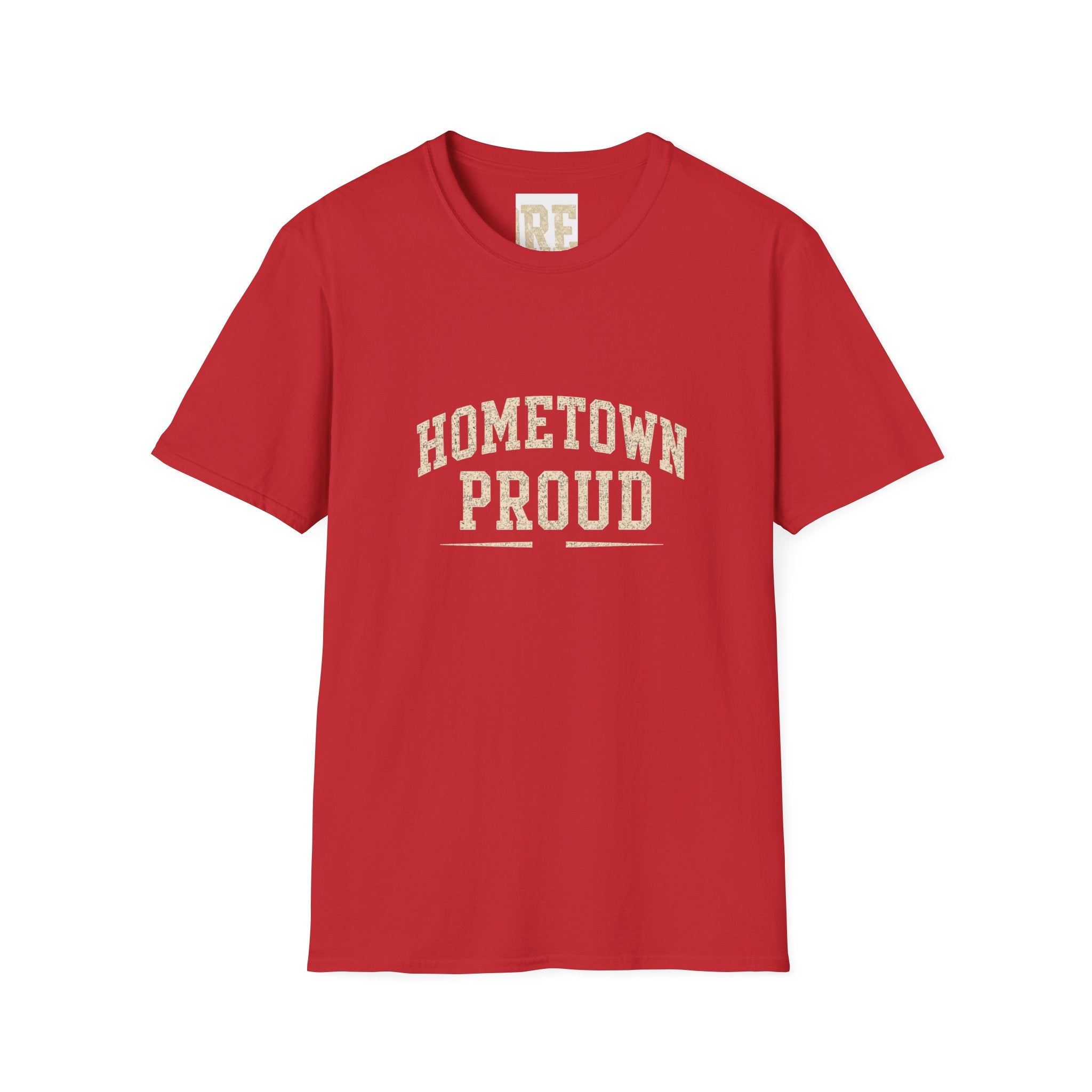Custom Hometown Proud Shirt | Personalized School Mascot Tee | Small Town Big Dreams | Football Soccer Baseball Game Day Shirt