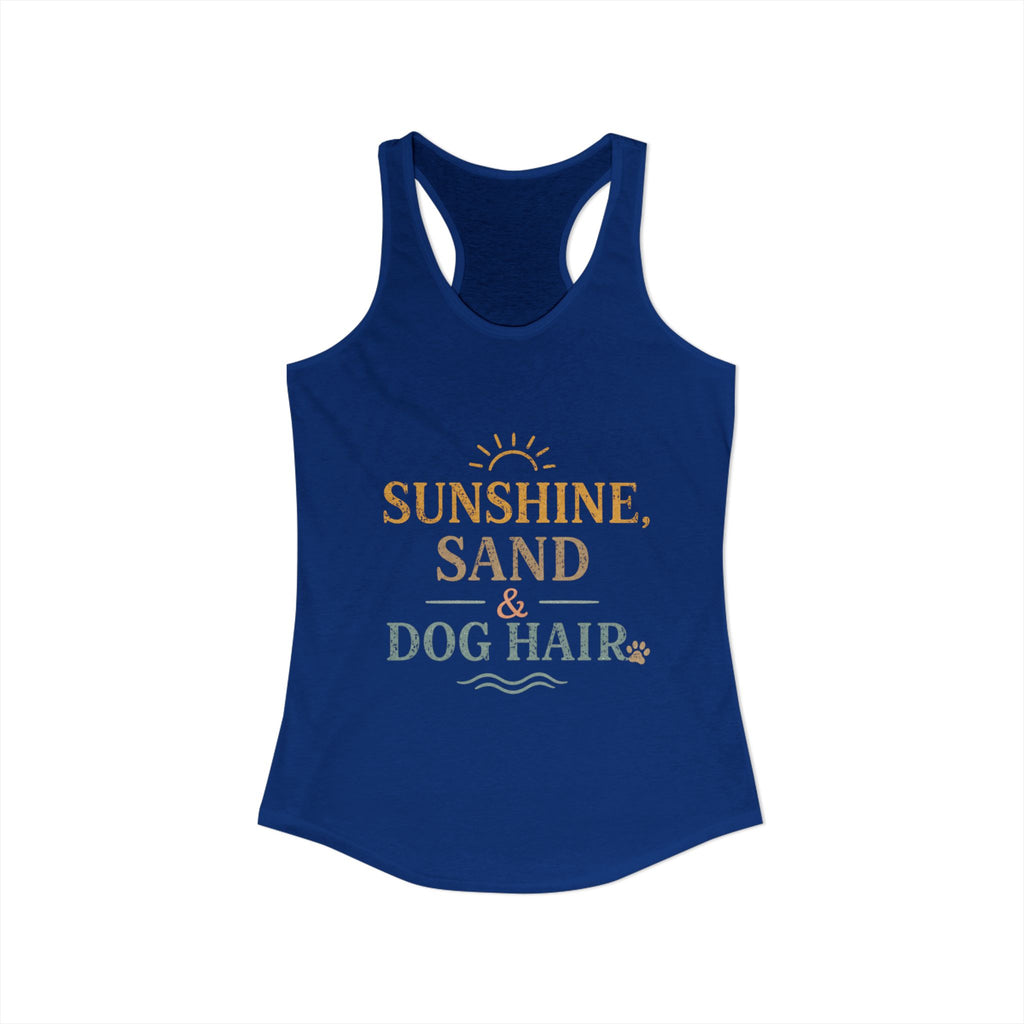 Women's Ideal Racerback Tank | Dog and beach themed tanks