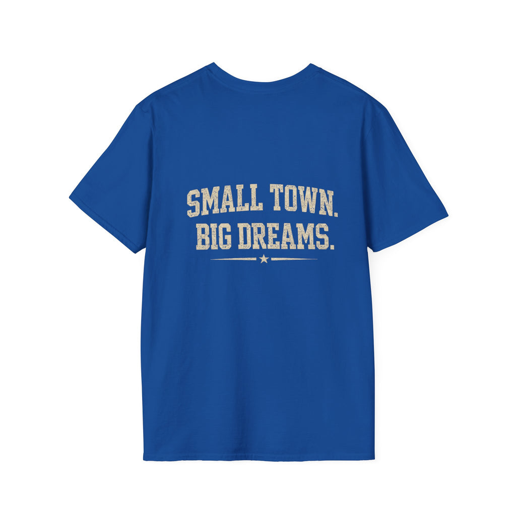 Custom Hometown Proud Shirt | Personalized School Mascot Tee | Small Town Big Dreams | Football Soccer Baseball Game Day Shirt