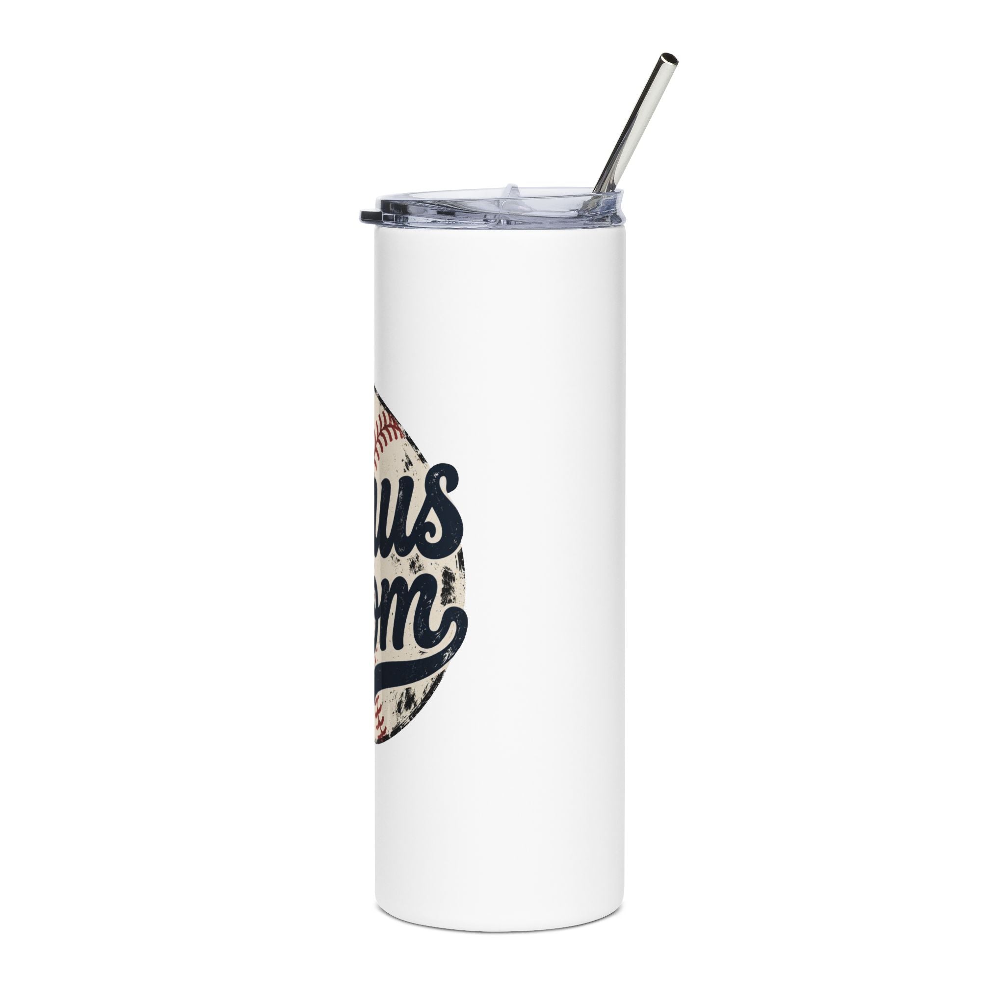 Bonus Mom Baseball Tumbler | 20oz Stainless Steel Travel Cup