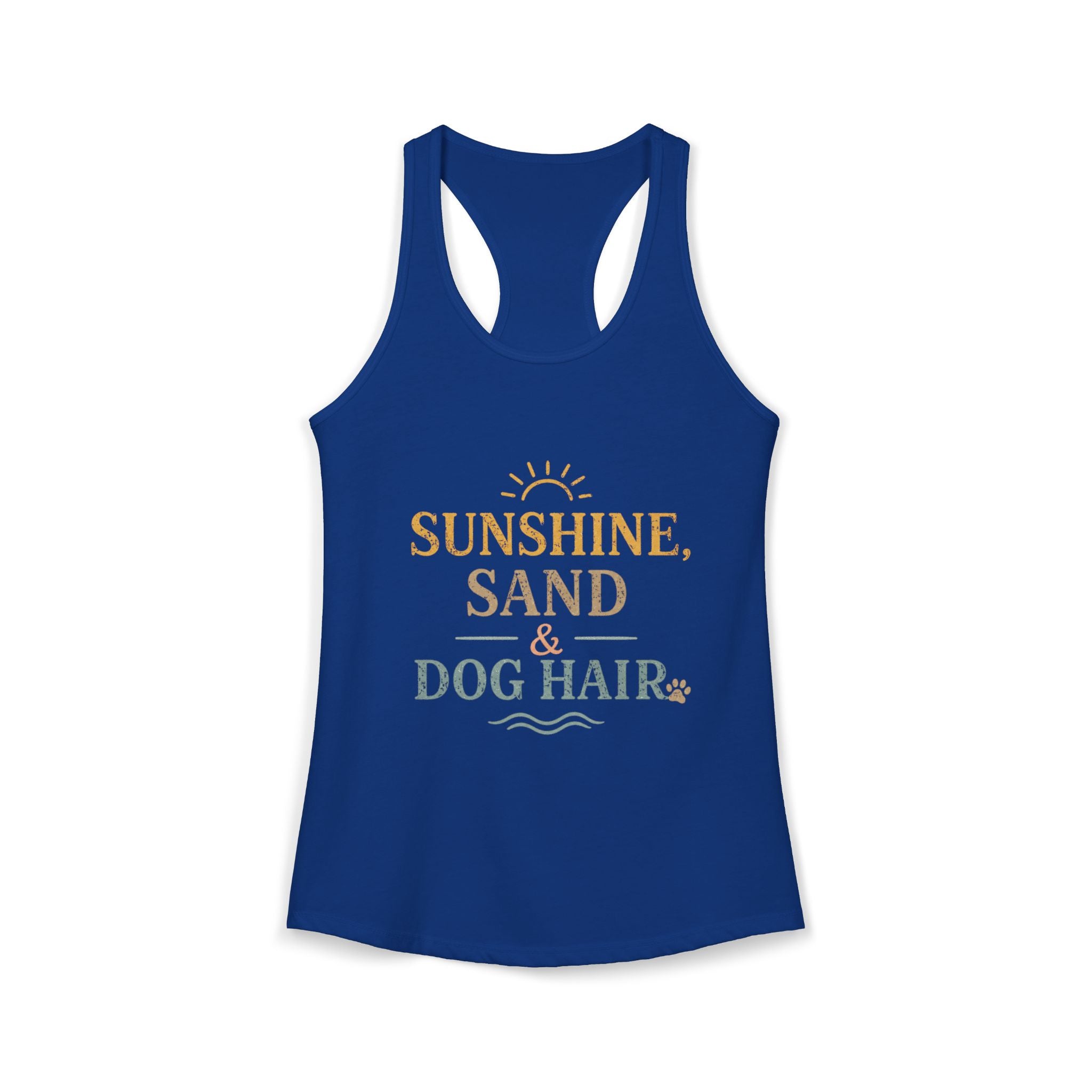 Women's Ideal Racerback Tank | Dog and beach themed tanks