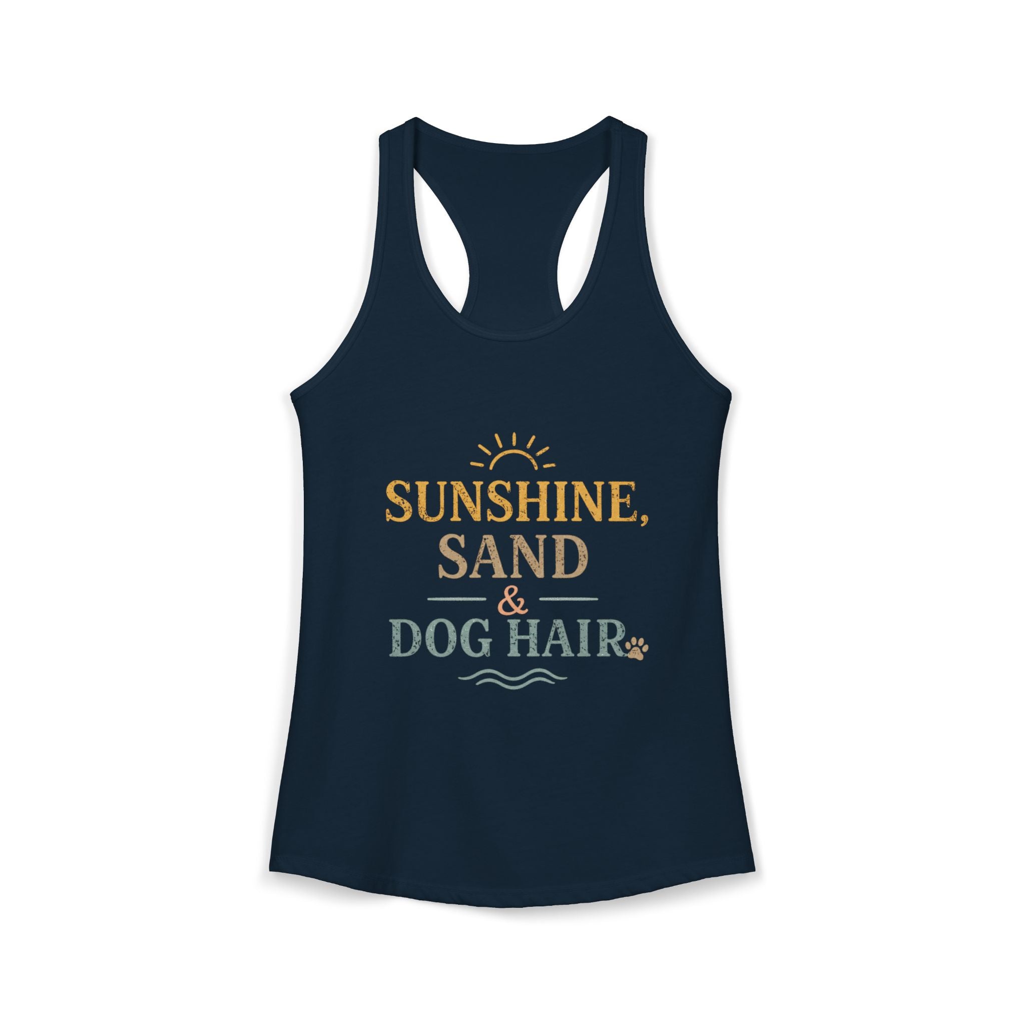 Women's Ideal Racerback Tank | Dog and beach themed tanks