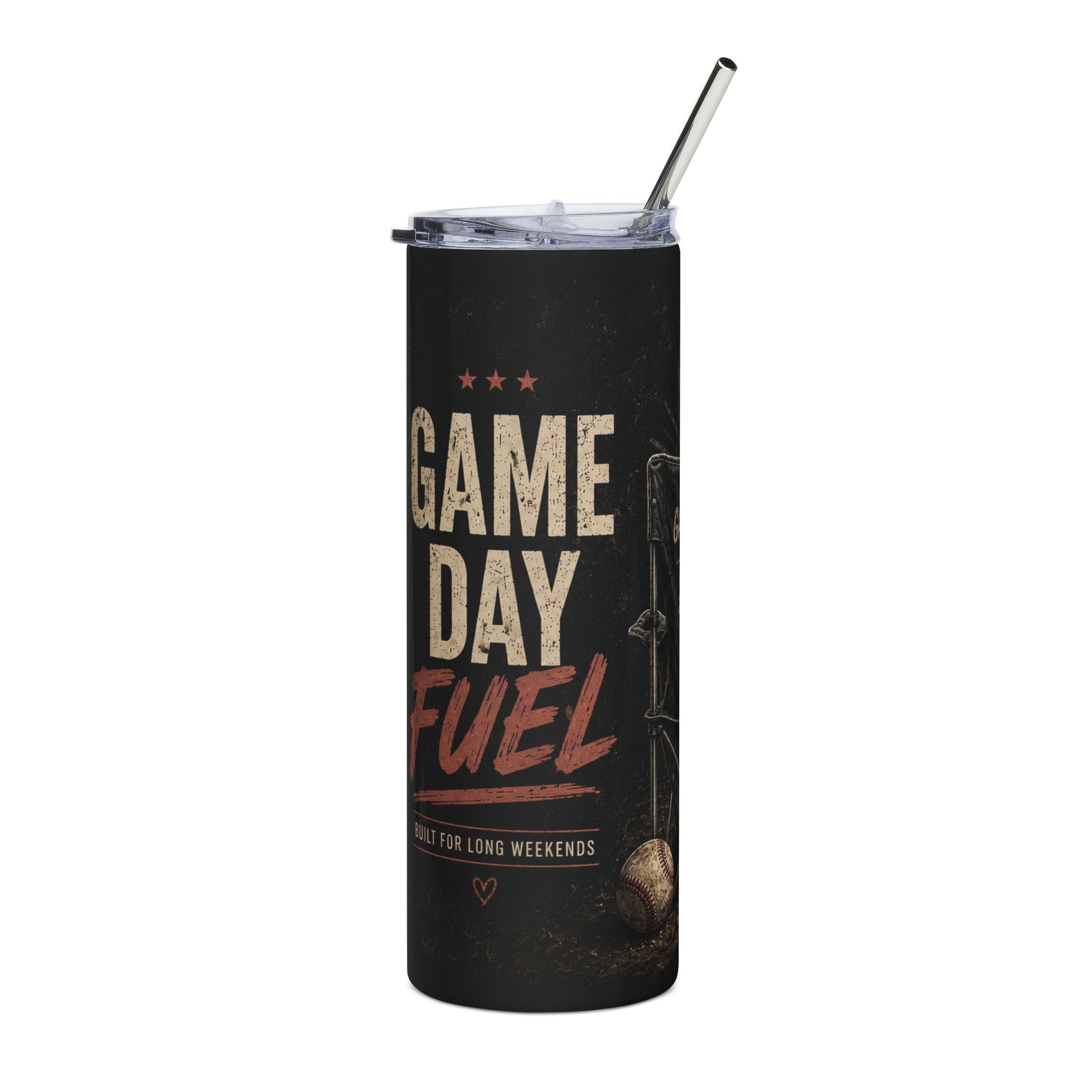 Game Day Fuel Tumbler | Stainless Steel 20oz | Sports Mom Tumbler