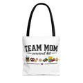 Team Mom Tote Bag | All-Over Print Sports Mom Carryall