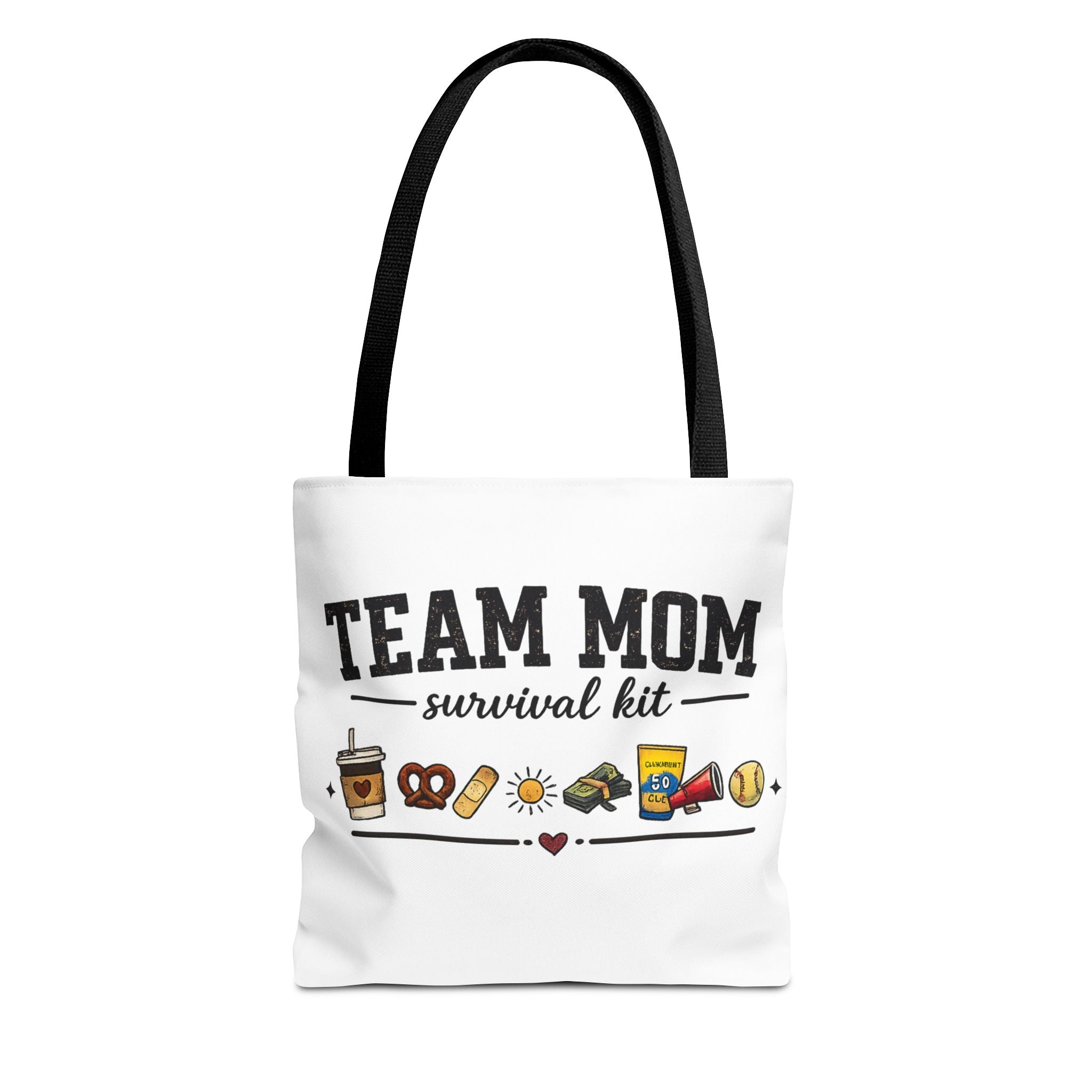 Team Mom Tote Bag | All-Over Print Sports Mom Carryall