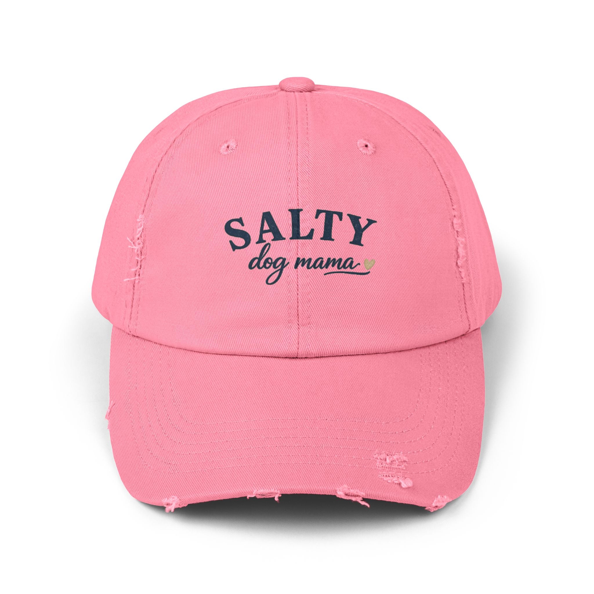 Distressed Dog Mom Hat