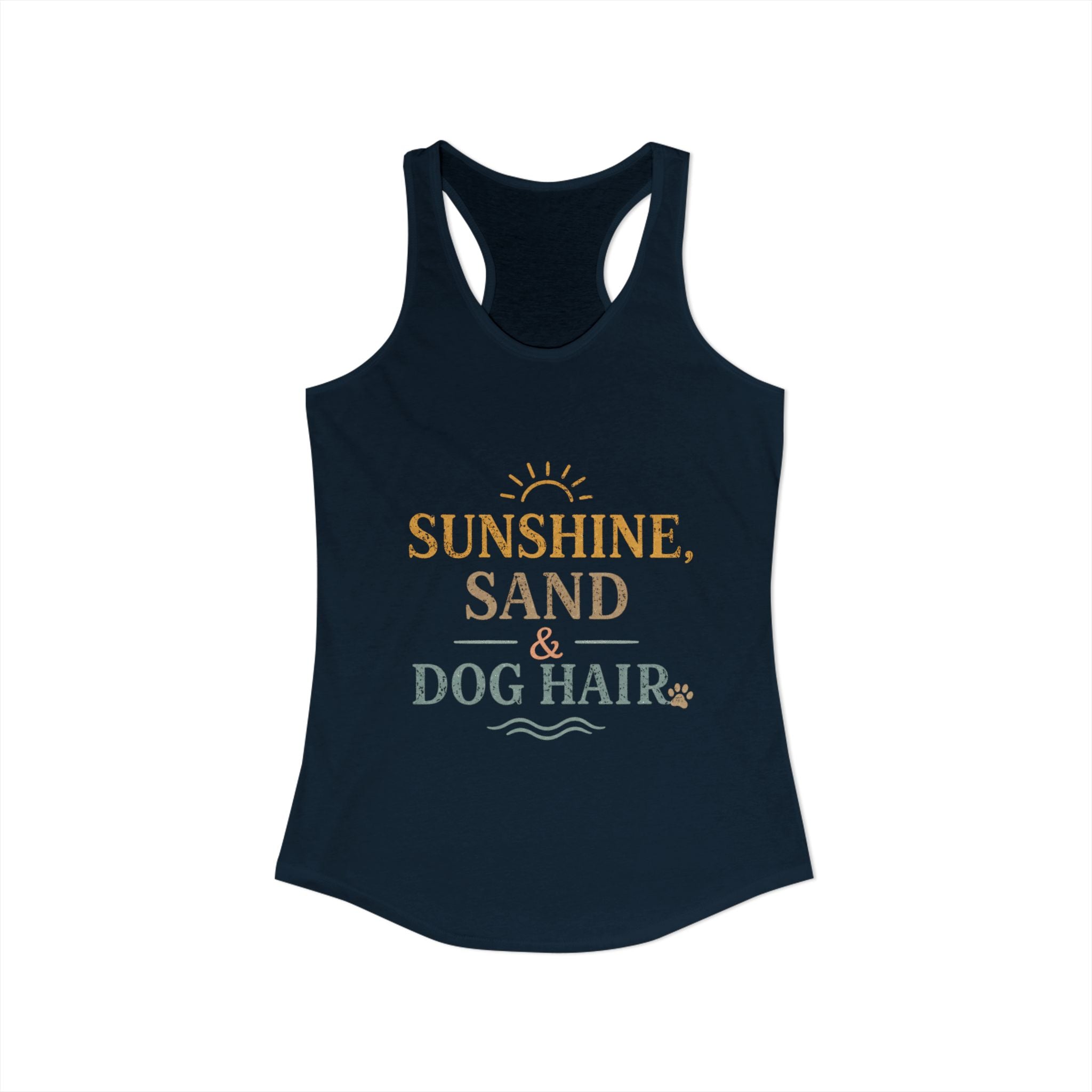 Women's Ideal Racerback Tank | Dog and beach themed tanks