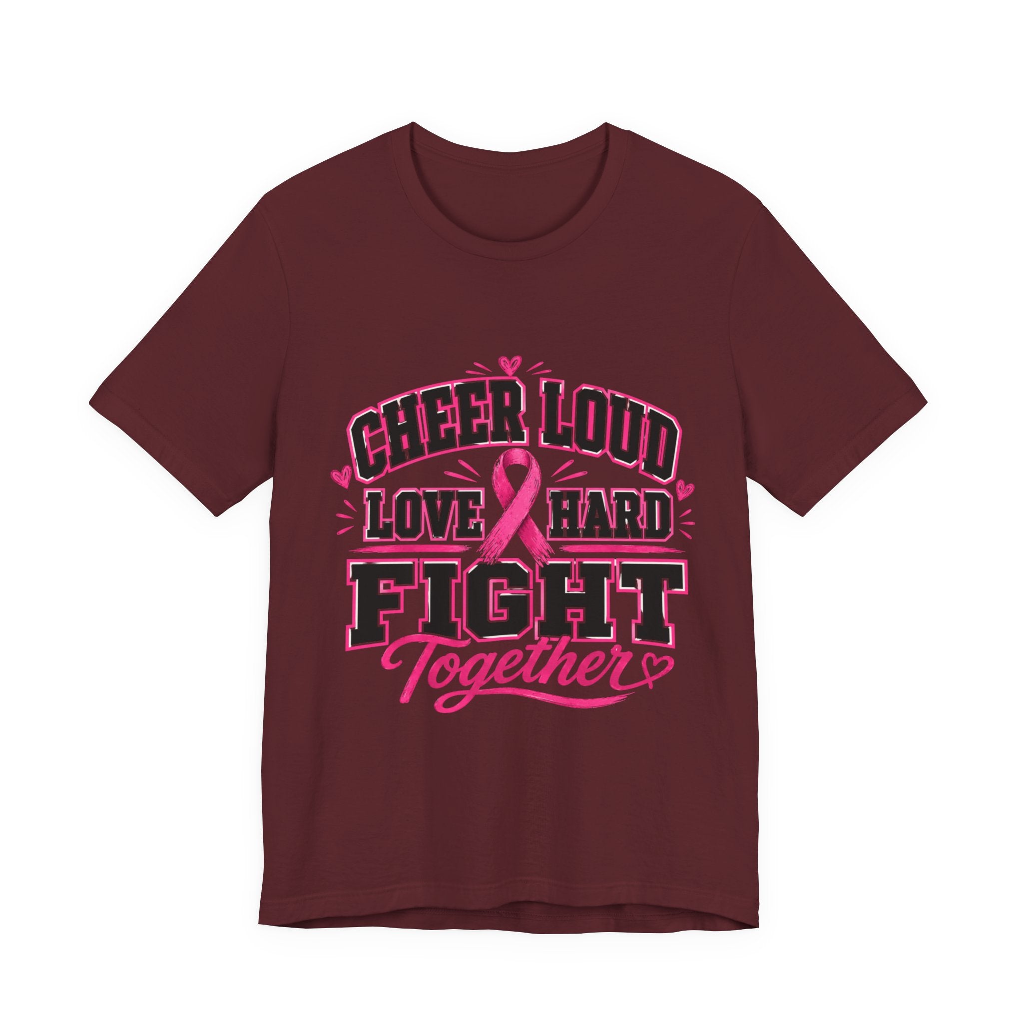 Breast Cancer Awareness Sports Mom Tee, Pink Ribbon Football Game Shirt, Team Spirit Cancer Support Shirt, October Pink Out Tee