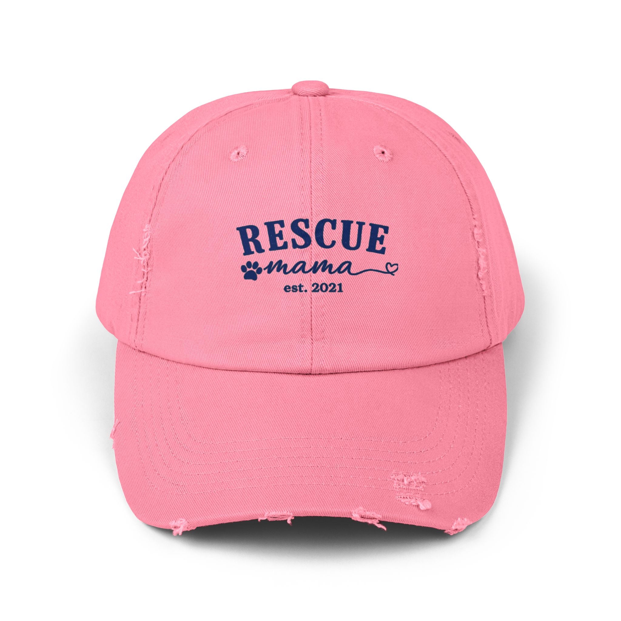 Rescue Mama Distressed Hat
