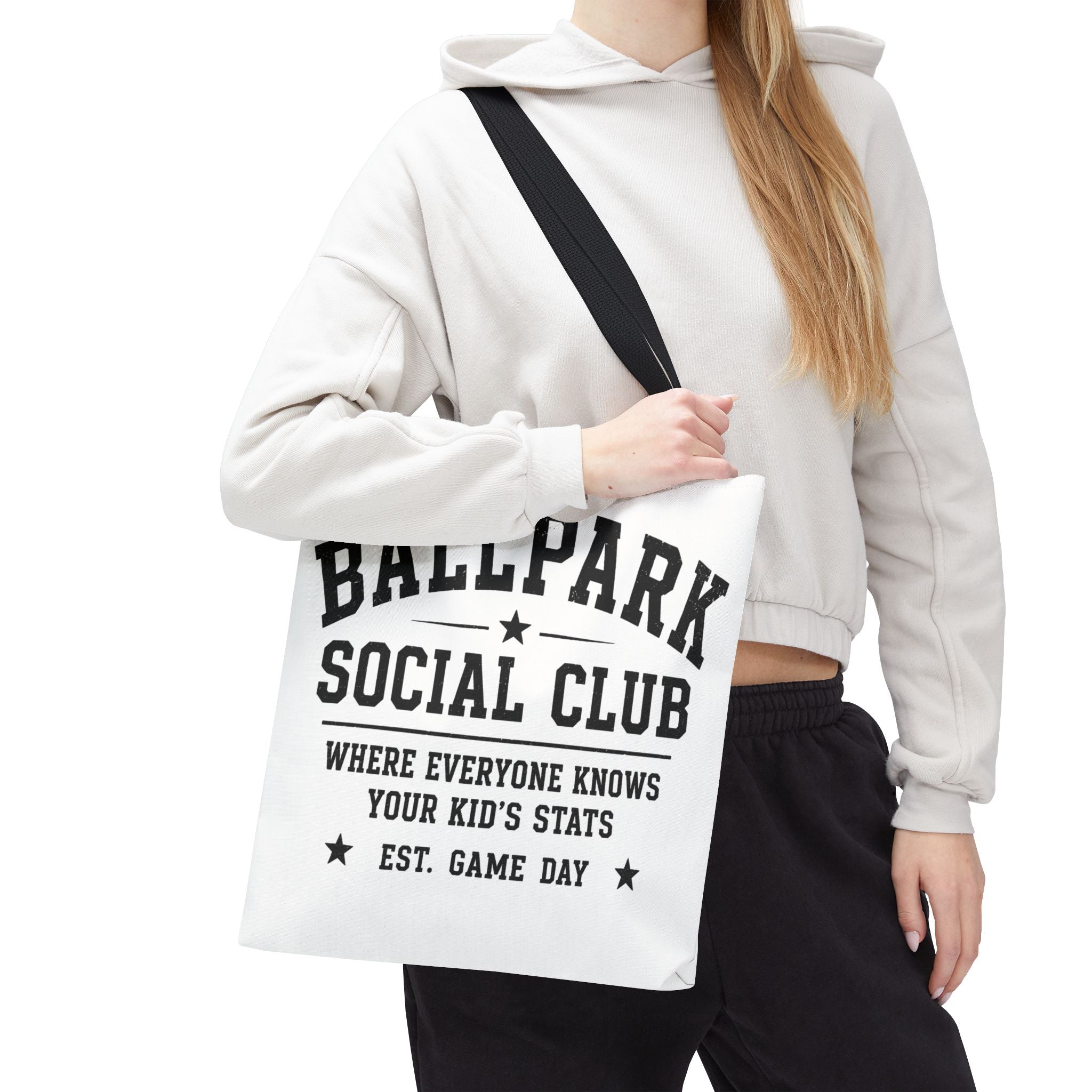 Sports Mom Tote Bag | Allover Print Mom Tote, Athletic Team Carrier