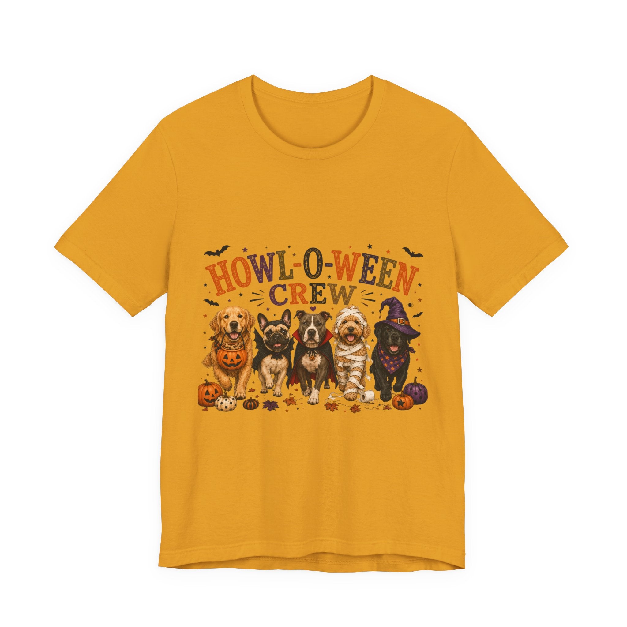 Howl-O-Ween Crew Shirt, Halloween Dog Mom Shirt, Cute Dog Halloween Tee, Spooky Dog Lover Gift, Fall Dog Shirt, Pumpkin Dog Costume Tee
