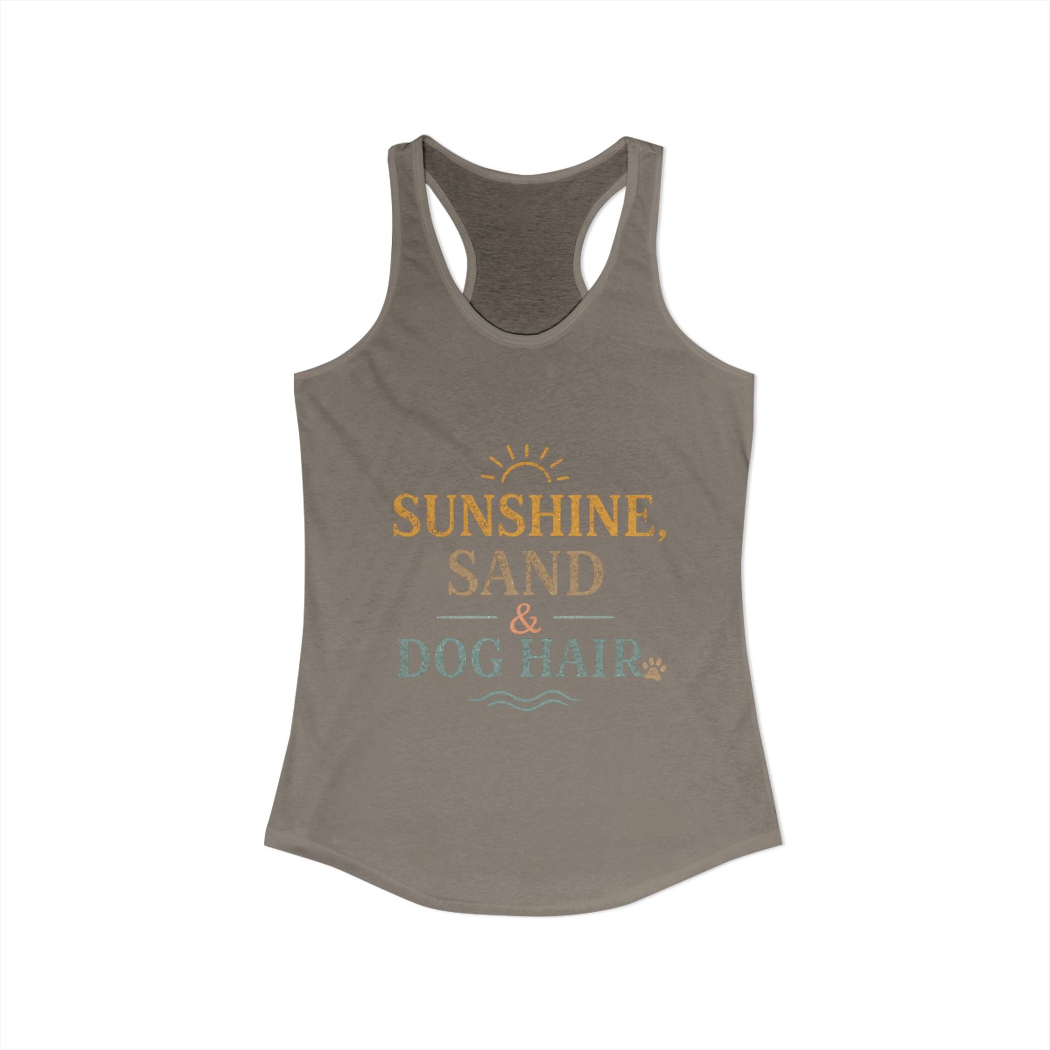 Women's Ideal Racerback Tank | Dog and beach themed tanks