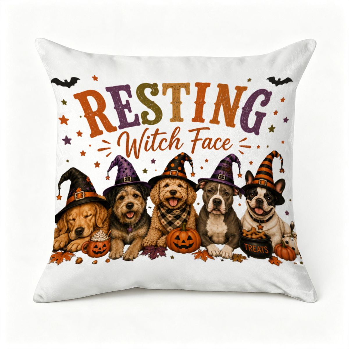 Halloween Dog Pillow Cover